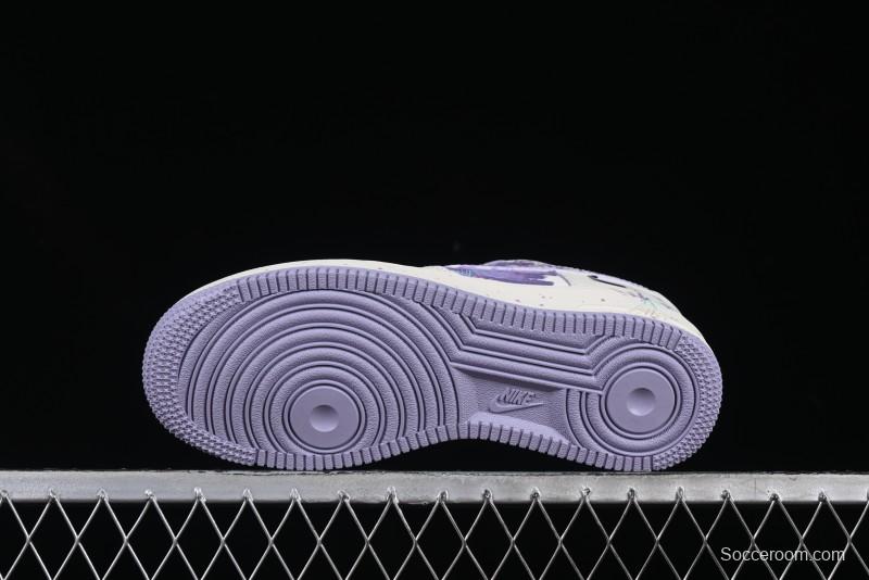 Nike Air Force 1'07 Low Casual Sneakers Purple Butterfly - FB1839-213