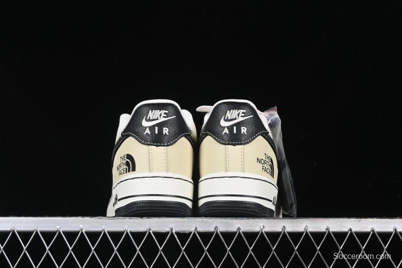 Nike Air Force 1 '07 Low The North Face Collaboration - Black Leather Low-Top Casual Sneakers - CH6336-513