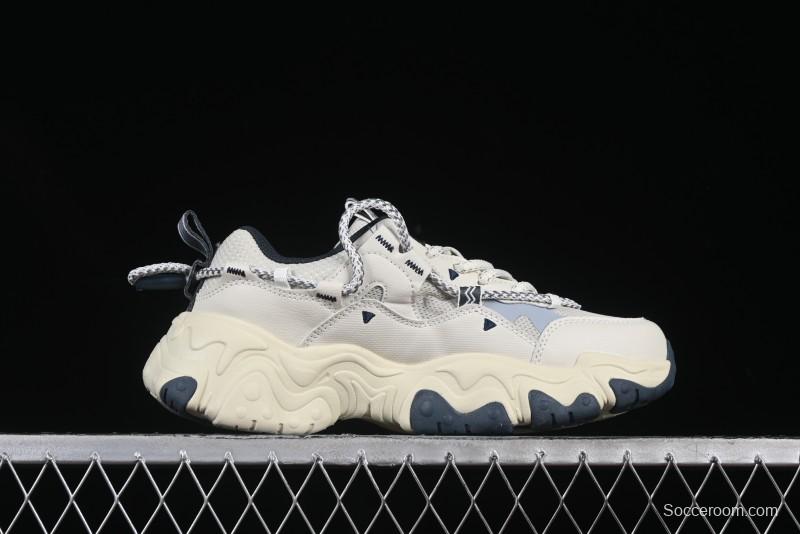 Fila Fusion Retro Mars Running Shoes with Lace-Up Design and Cushioned Sole - F12W432101FSH