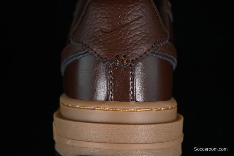 Nike Air Force 1 Low Luxe Casual Sneakers with Thick Sole and Waterproof Design - DM2451-200