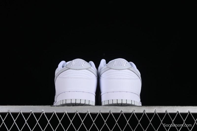Nike SB Dunk Low All-White Low-Top Casual Skate Shoes - DV0831-101