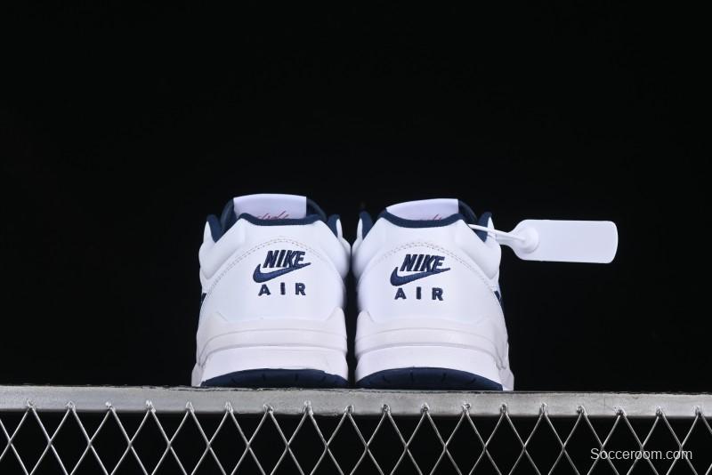 Nike Air Jordan Stadium 90 AJ Casual Sneakers with Midfoot Mesh Panels and Shark Tooth Design - HJ4406-100