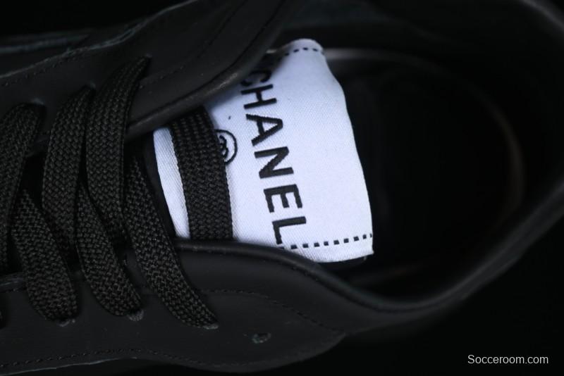 Chanel 25C Tie-Up Flat Casual Lifestyle Shoes - G46372