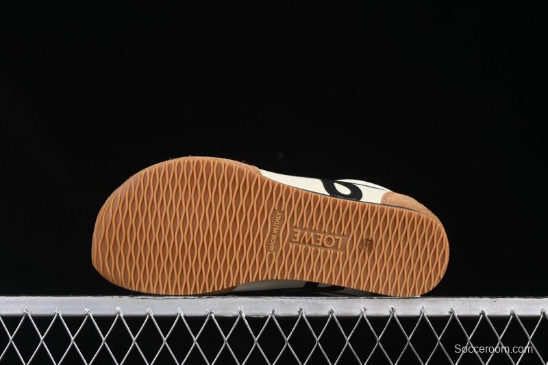 Loewe Ballet Runner 2.0 Sneakers Retro Style Lightweight Training Shoes - Apricor