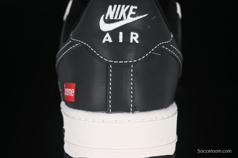 Nike Air Force 1'07 Low Supreme Casual Sneakers in Beige Grey Black - HH7518-055