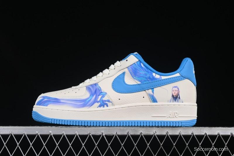 Nike Air Force 1'07 Low Nezha Collaboration Spirit Pearl Low-Top Casual Sneakers - DF0188-049