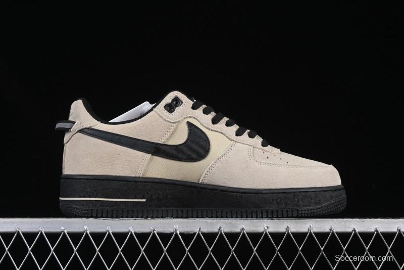 Nike Air Force 1'07 Low Casual Sneakers with Full-Length Air Cushion - HV6526-200