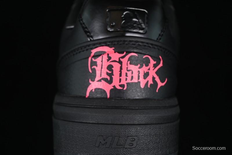 New York Yankees MLB Chunky Liner Custom Platform Sneakers in Neon Pink - 3ASXCA12N50WHS