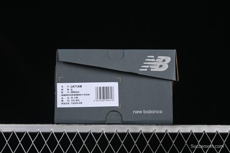 New Balance NB471 Series Fabric and Leather Casual Lifestyle Shoes - U471AM
