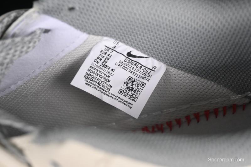 Nike Air Force 1'07 Low LV Collaboration Grey Print Drawstring Casual Sneakers - DM6868-062