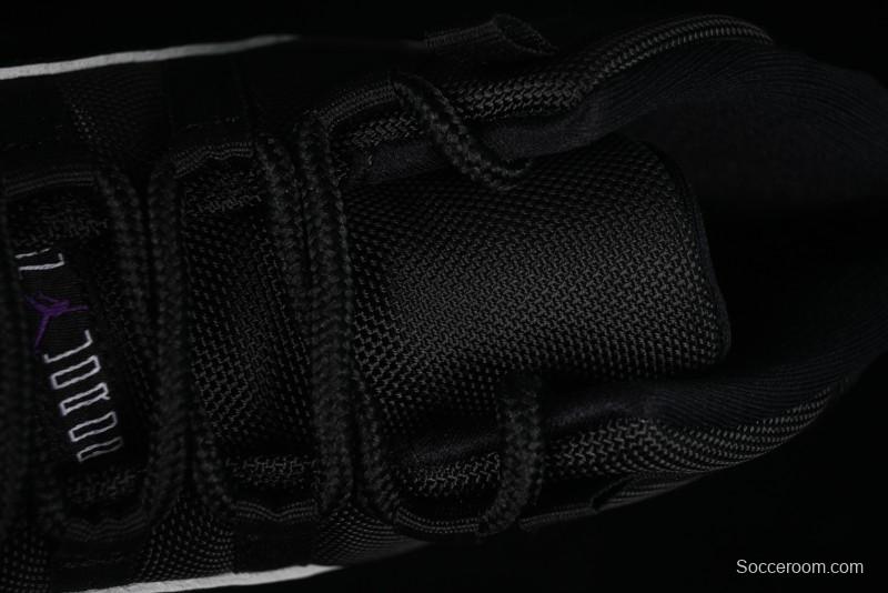 Nike Air Jordan 11 Retro CT8012-003 Basketball Shoes in Black & Guacamole Green