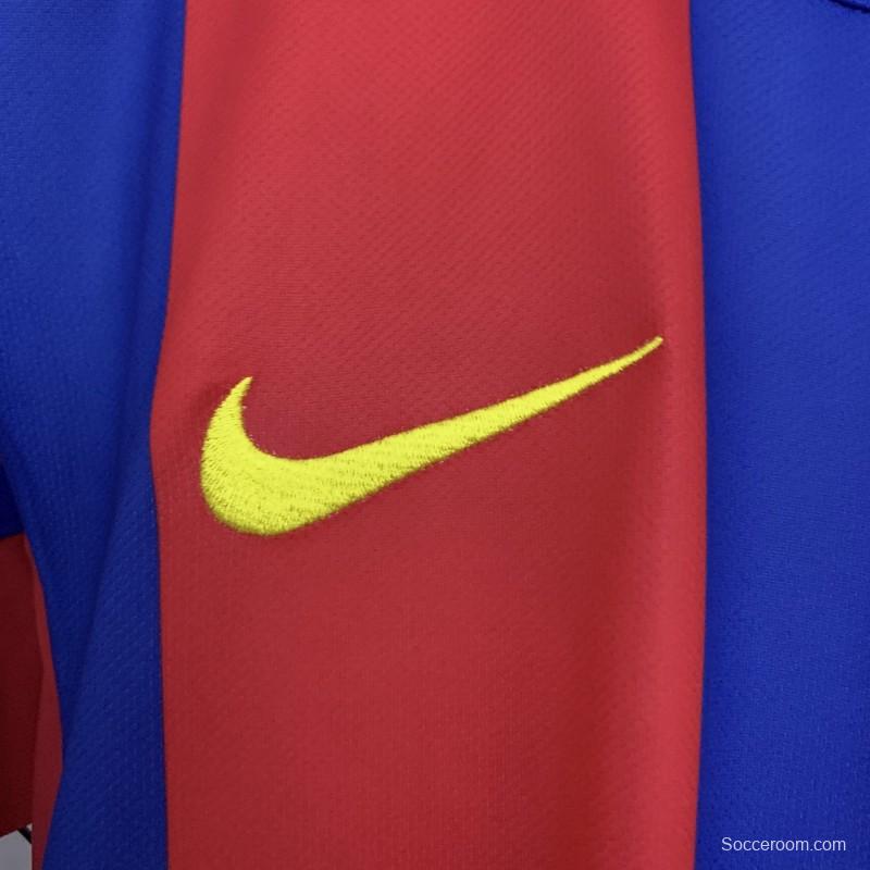 04/05 Retro Barcelona Home Jersey