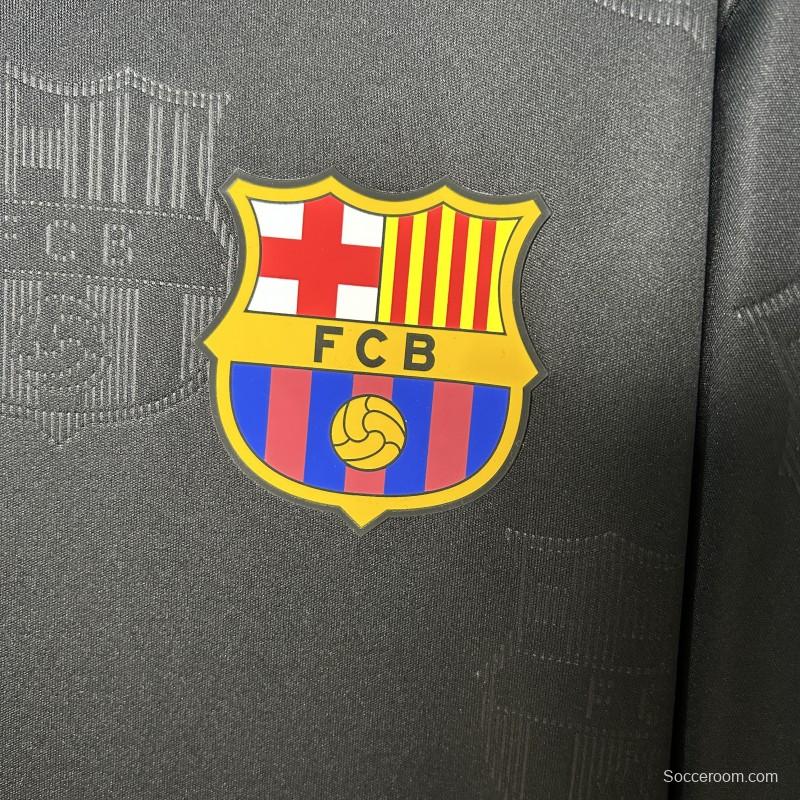 25/26 FC Barcelona Black with Spotify Logo Jersey