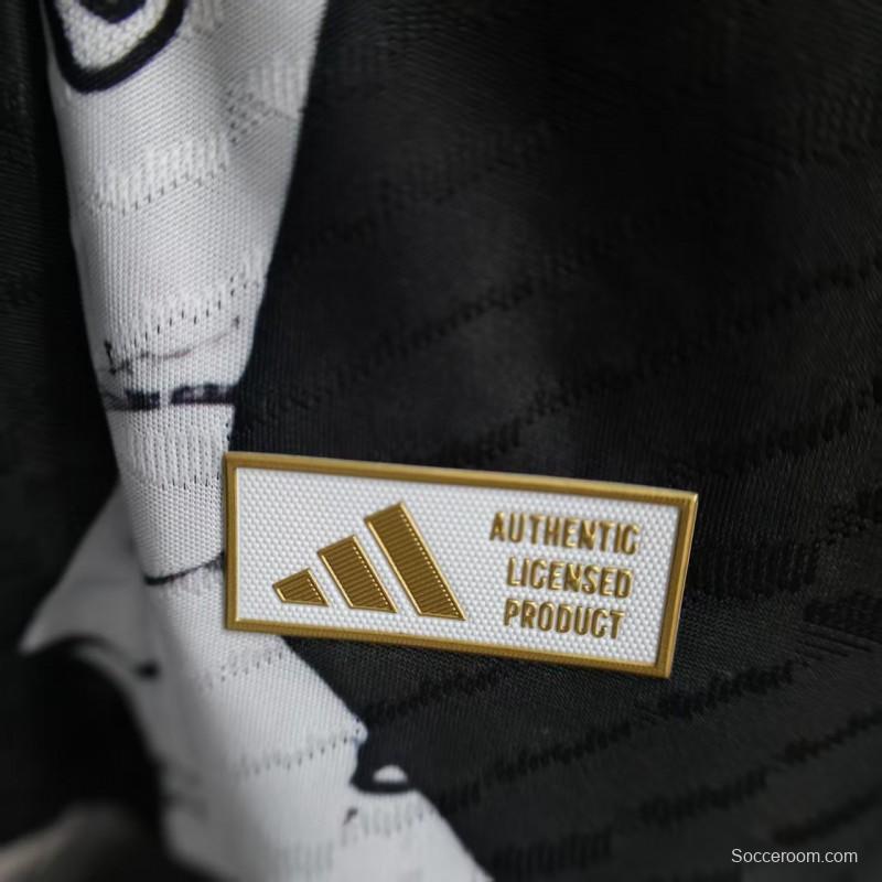 Player Version 2025 Japan White with One Piece Roronoa Zoro Character Jersey