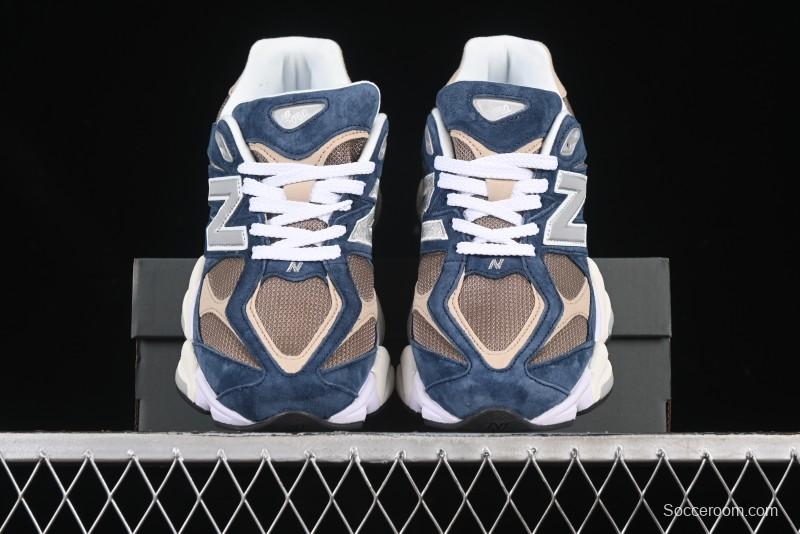 New Balance NB9060 Series Retro Casual Running Shoes with ABZORB Cushioning Technology - U9060LBB
