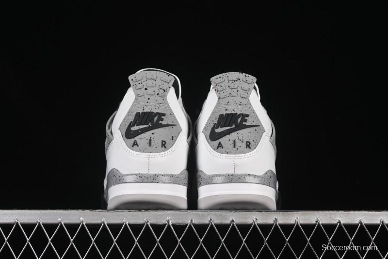 Nike Air Jordan 4 Retro White Cement Basketball Shoes - FV5029-100