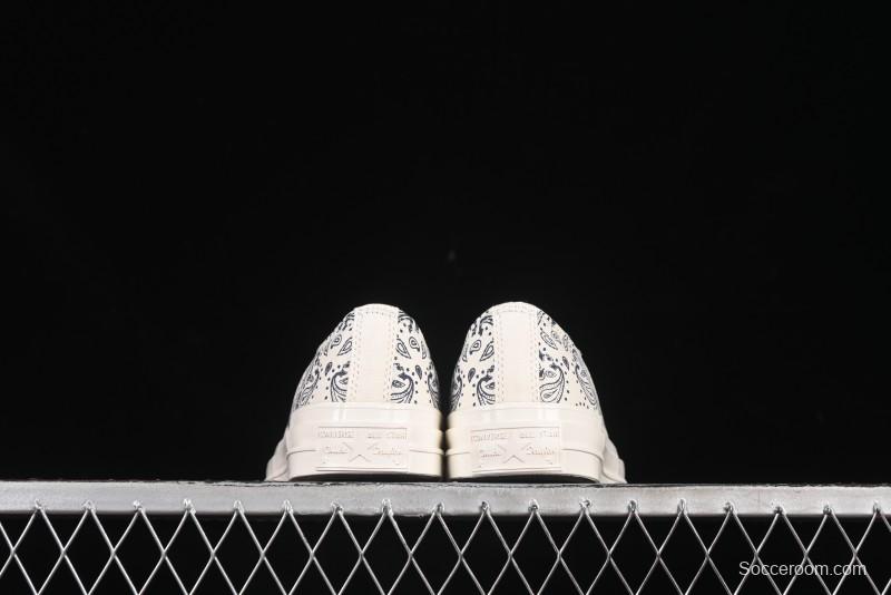 Converse Chuck 1970s Low Top Casual Sneakers with Paisley Pattern - A15752C