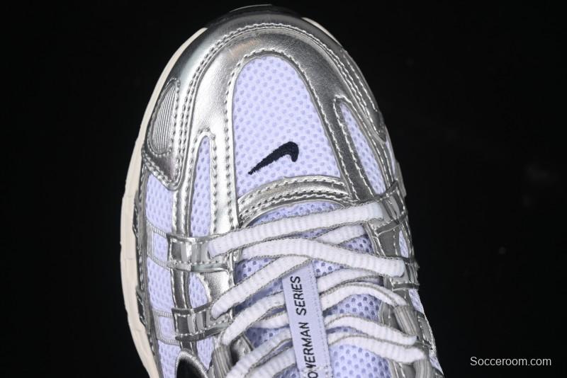 Nike P-6000 Prm Retro Casual Sneakers with Lightweight Design - CD6404-105