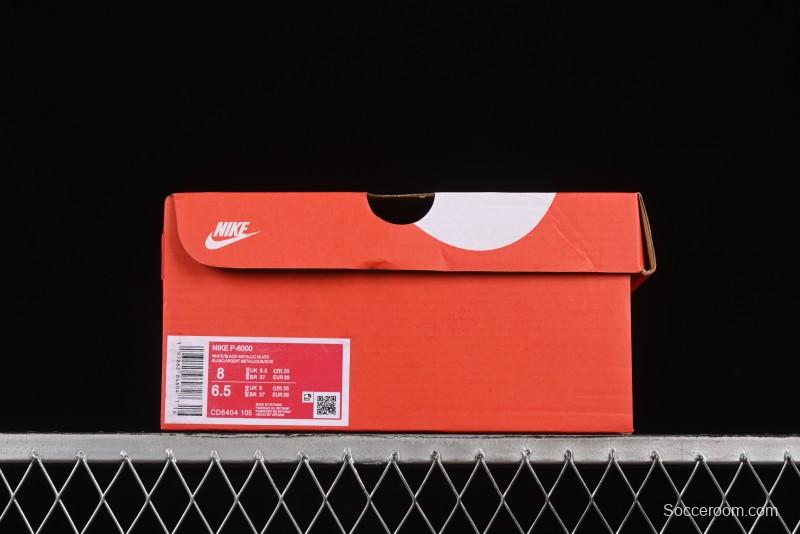 Nike P-6000 Prm Retro Casual Sneakers with Lightweight Design - CD6404-105