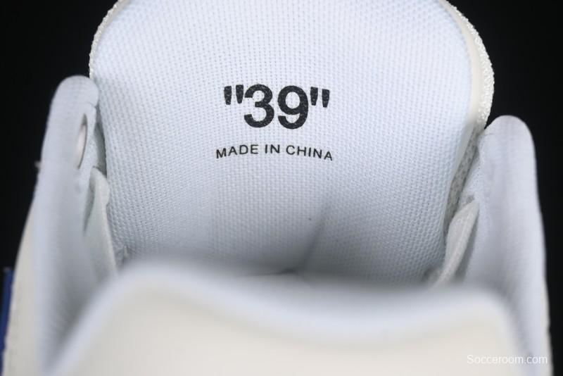 Off-White Out Of Office Low-Top Fashion Sneakers White Blue Star - AJD4