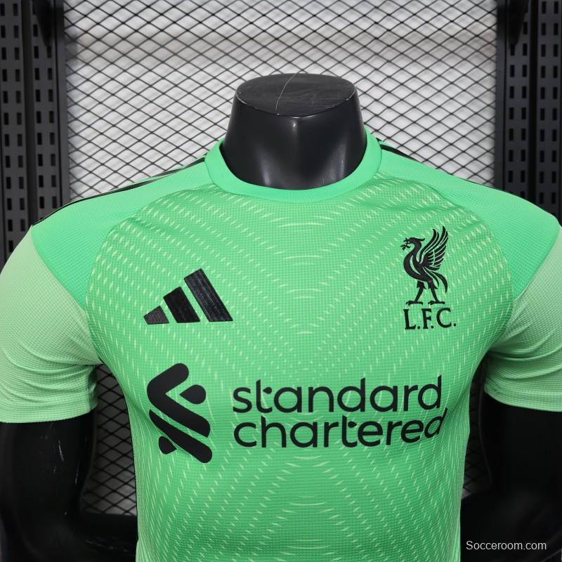 Player Version 25/26 Liverpool Green Goalkeeper Jersey