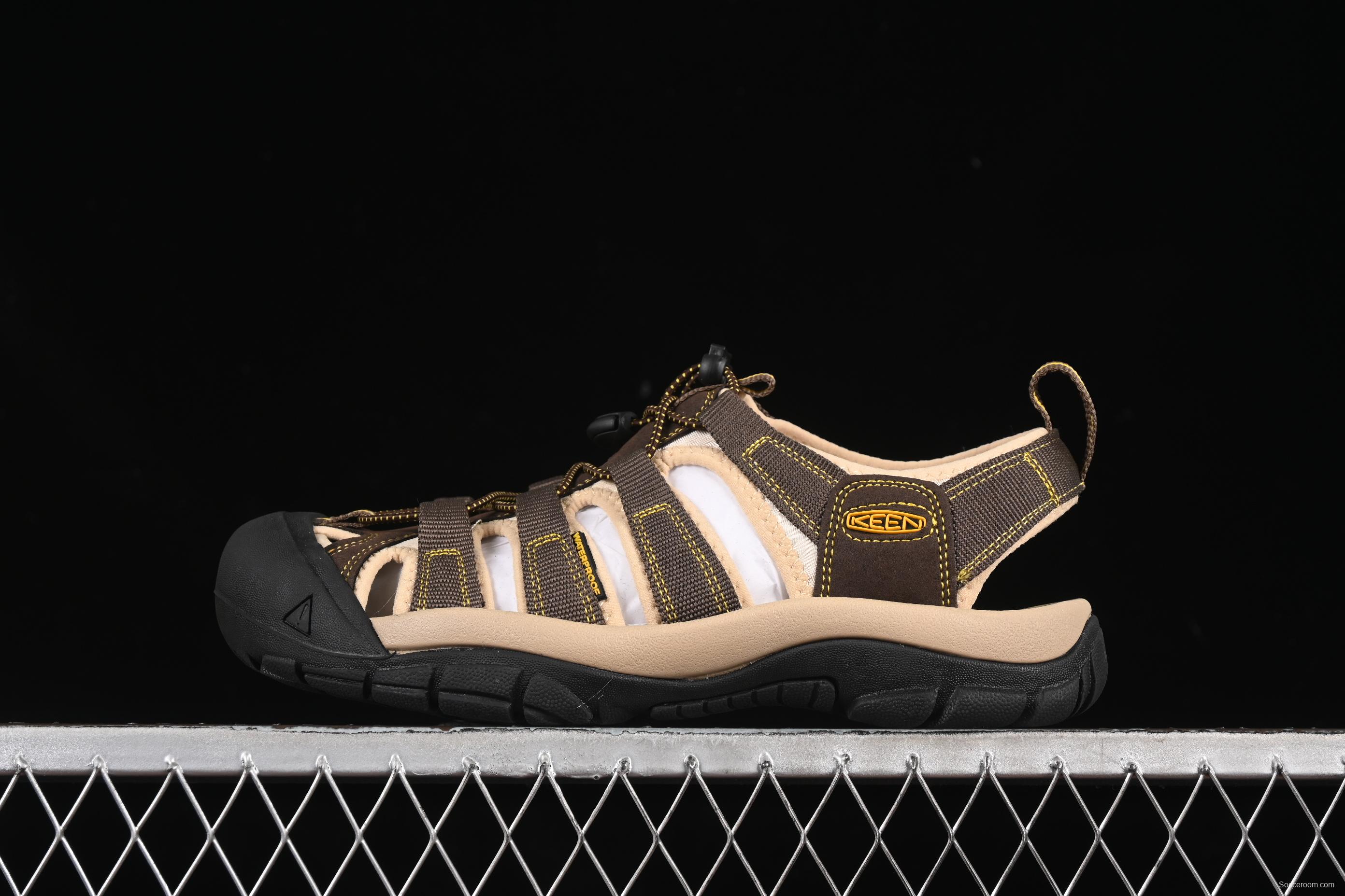 Keen Newport Summer Trendy Woven Elastic Strap Water Hiking Outdoor Sandals - 1022258 Khaki