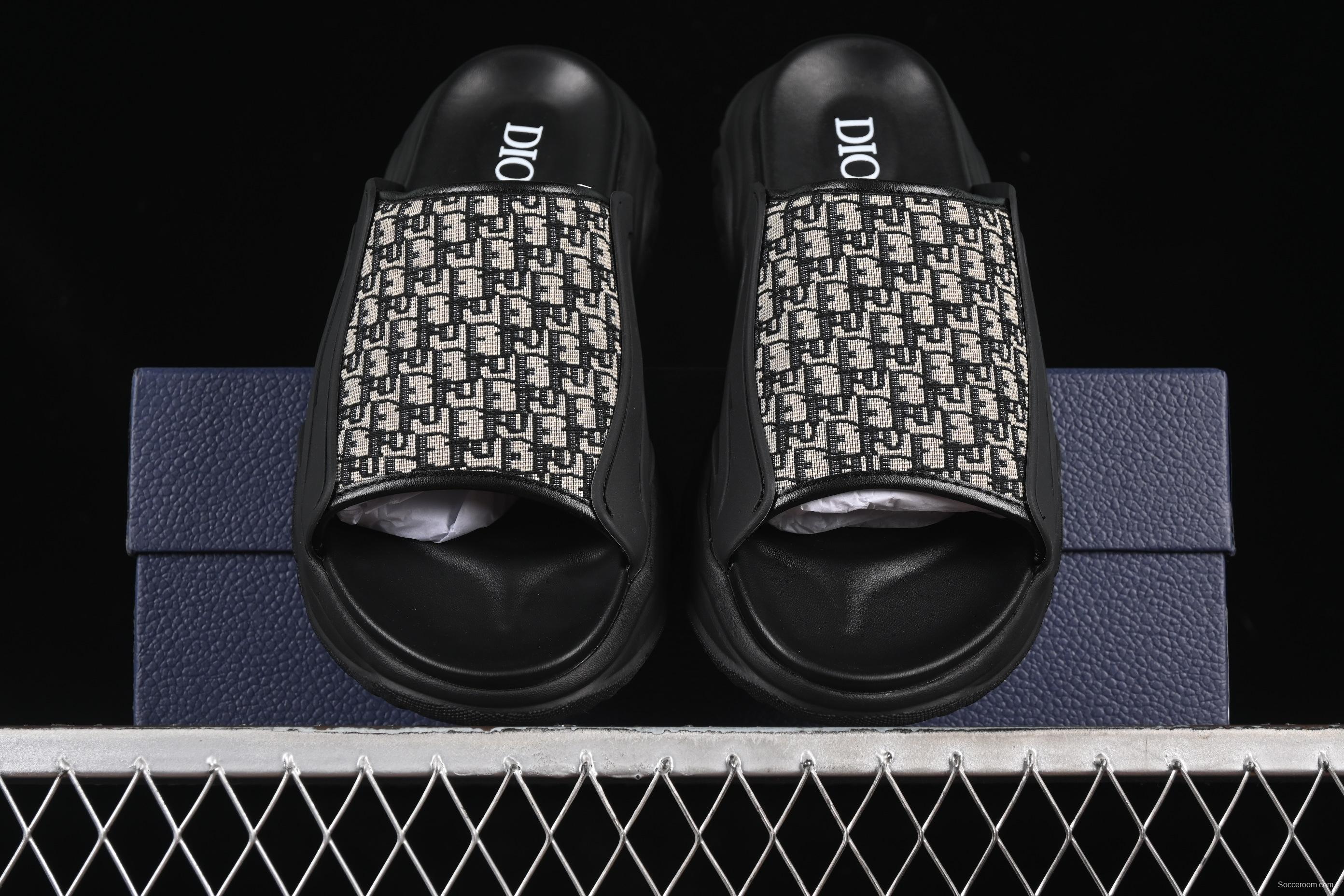 Dior H-Town Oblique Summer Men's Platform Casual Sandals - 3SA132ZYF