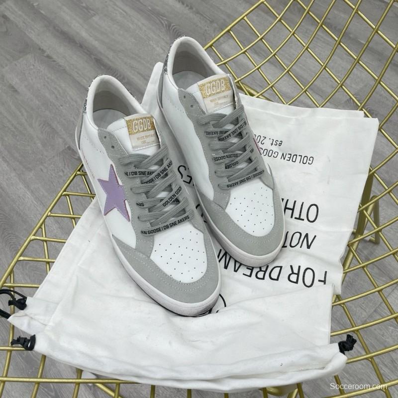 2024 Unisex GGDB White Purple Grey Leather Suede Low Top Sneakers MJ00260
