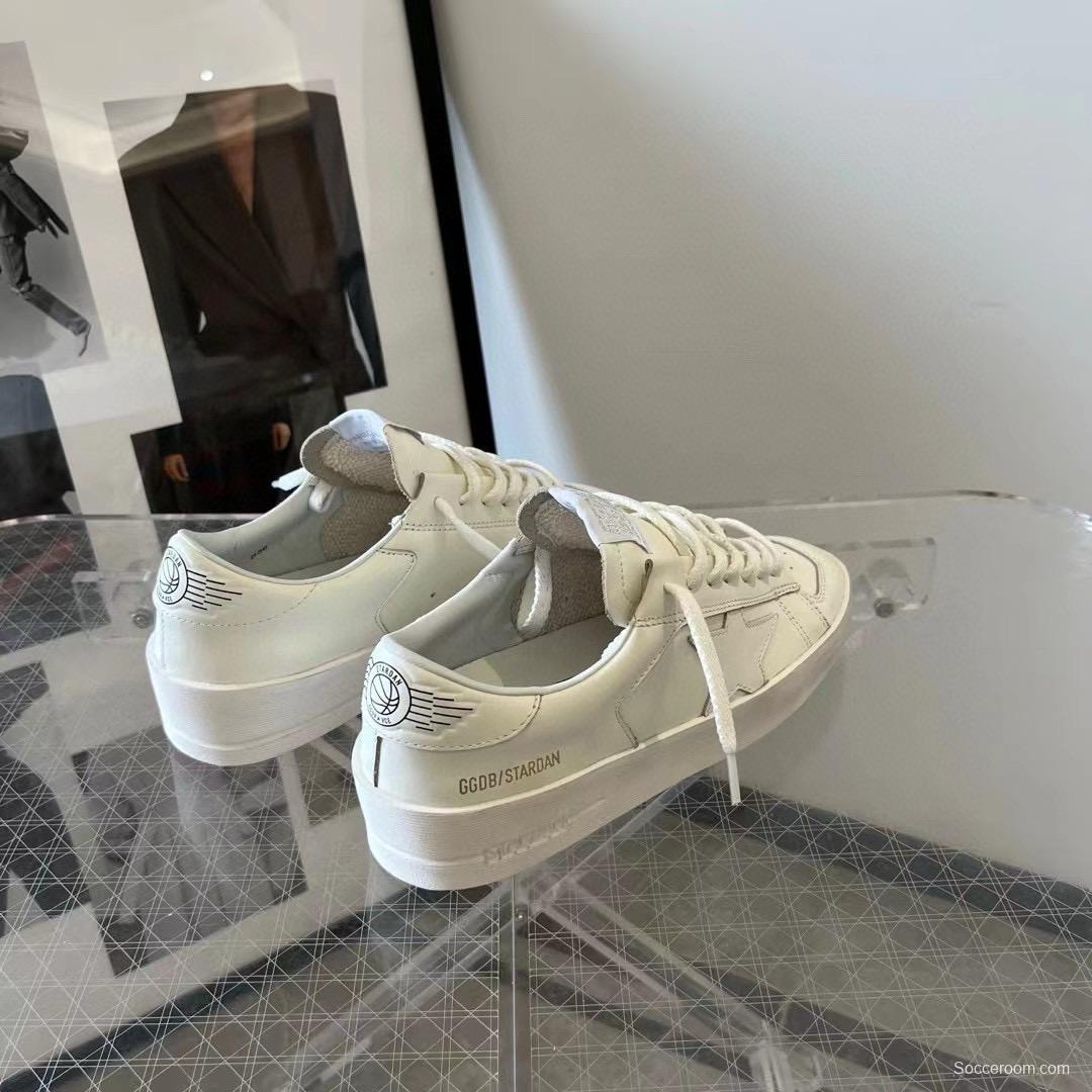 2024 Unisex GGDB White Leather Low Top Sneakers MJ00260
