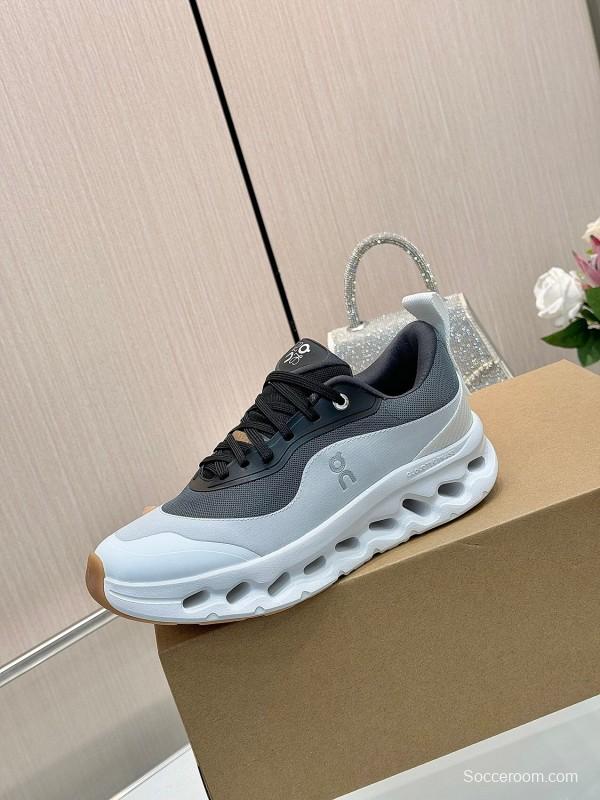 2025 Unisex Loewe Black White Grey Polyester Mesh Sneakers