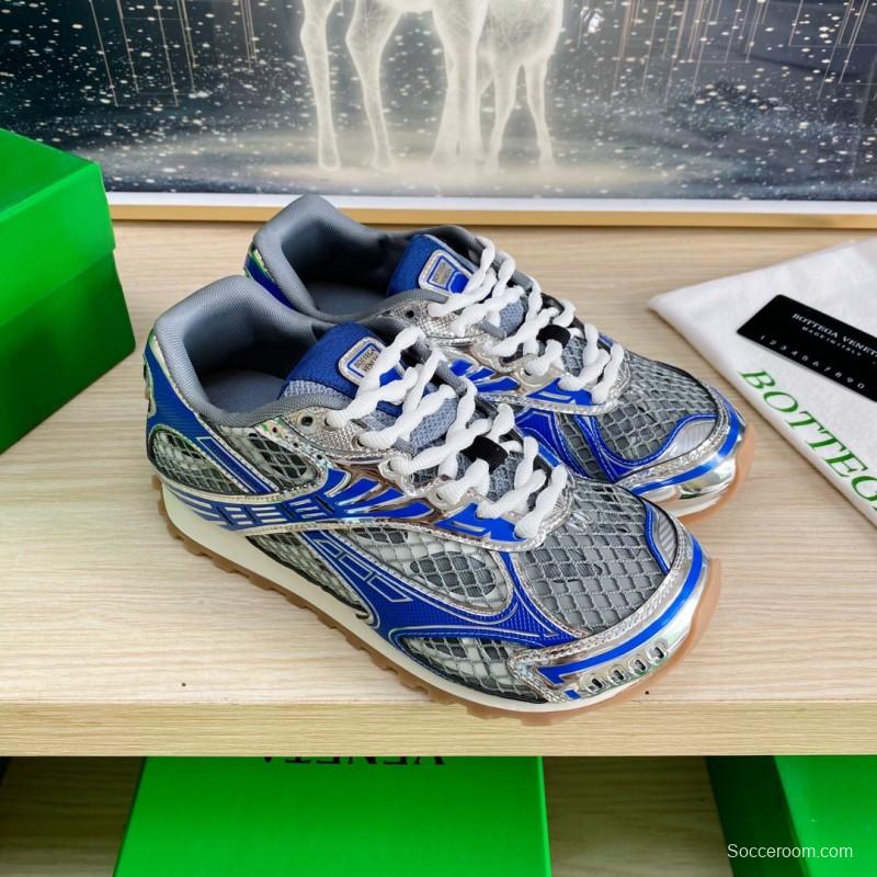 2025 Unisex BV Blue Grey Mesh Leather Running Shoes LY00310