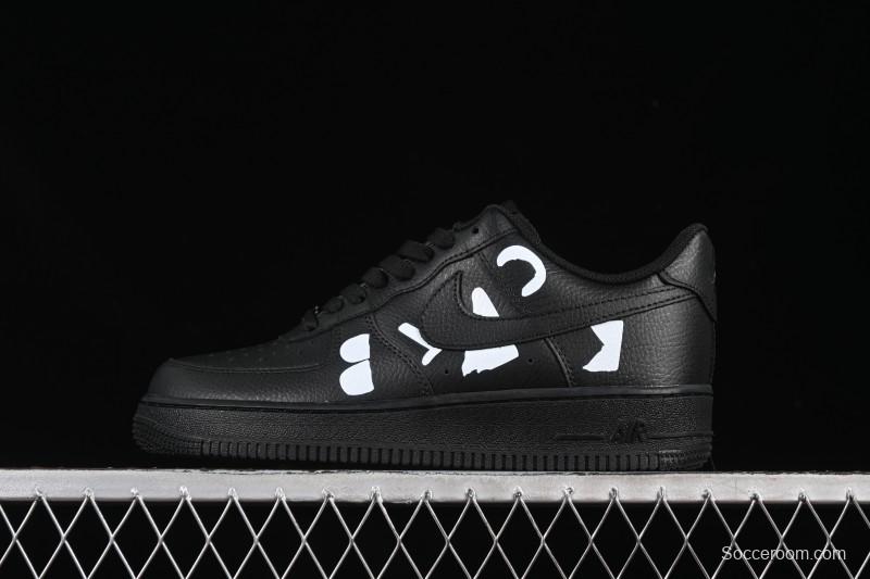 Nike Comme Des Garcons Air Force 1 Low Casual Sneakers with Full-Length Air Cushion - IB9949-001