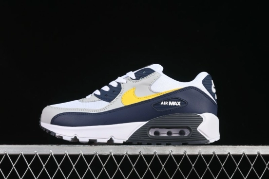 Nike Air Max 90 Retro Running Shoes with Visible Air Cushion - AJ1285-101