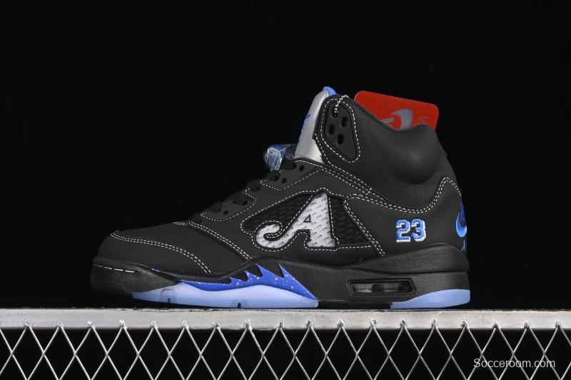 Nike Awake NY x Air Jordan 5 Black Metallic Basketball Shoes - DV4982-004