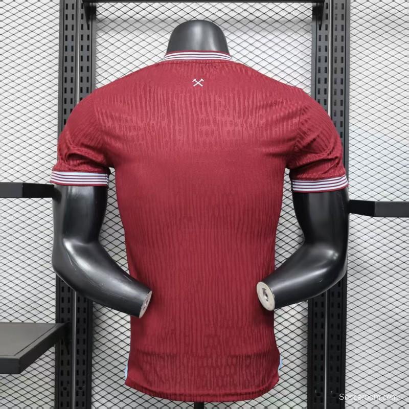 Player Version 25/26 West Ham Home Jersey