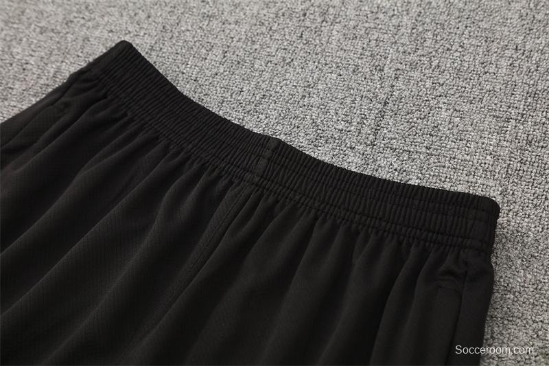 25/26 PSG Black T90 with XS Short Sleeve+Soccer Shorts