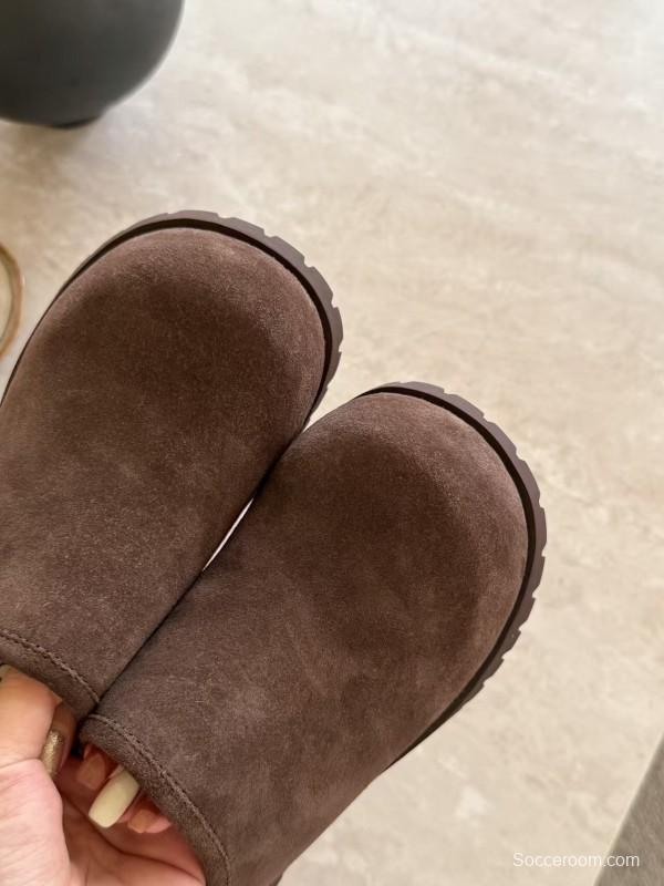 Ugg 2025/SS Potato Wool Slippers with Inner Height Increase - KFY00240
