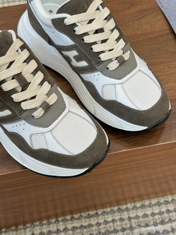 Hogan H-STRIPES Series Couple Thick Sole Dad Shoes Leisure Sneakers - LY00370/LY00380