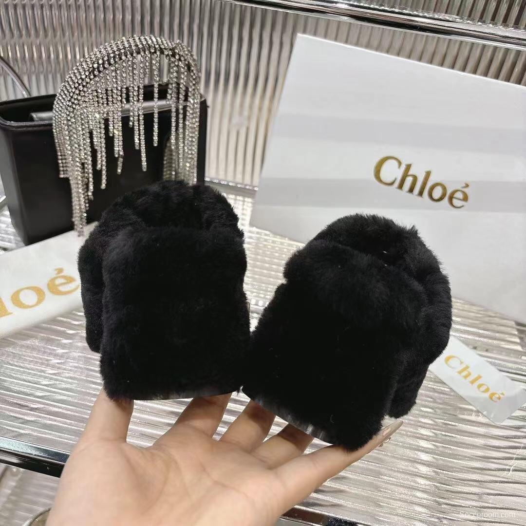 Chloe 2026 Real Fur Slippers - LY00320