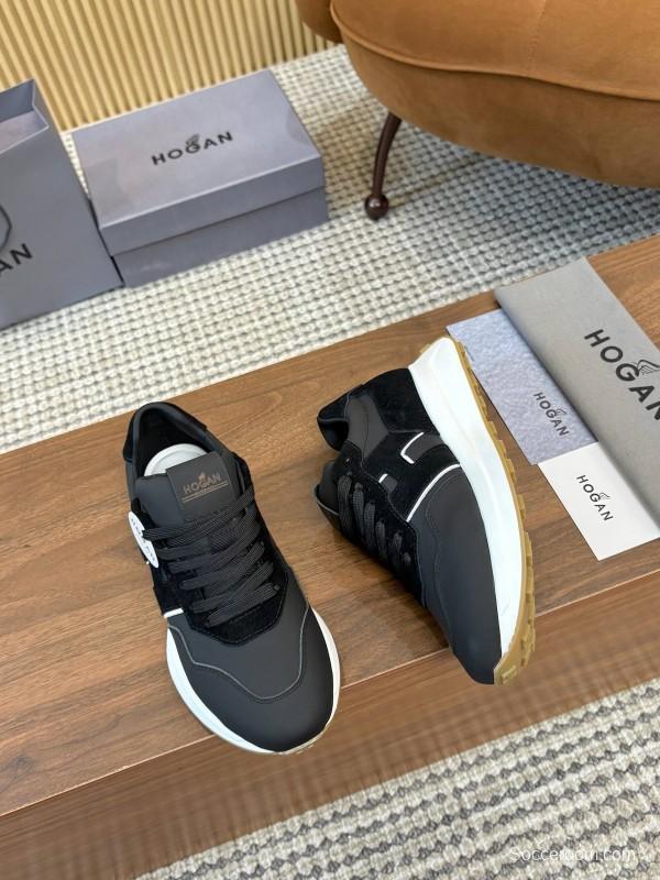 Hogan H-STRIPES Series Couple Thick Sole Dad Shoes Airship Sneakers - AS00350