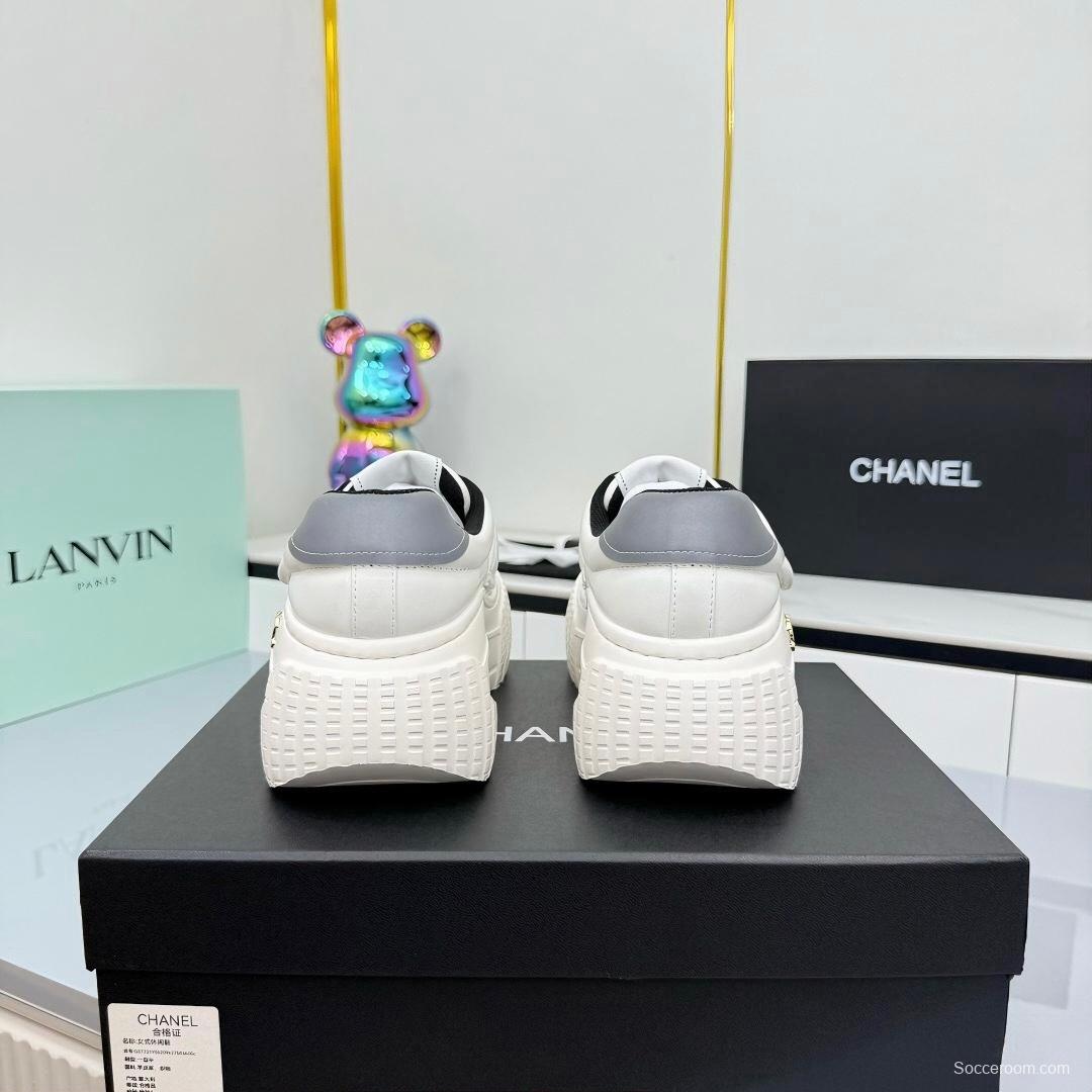 Chanel 2025/SS Panda Loafers Casual Sneakers - LY00330