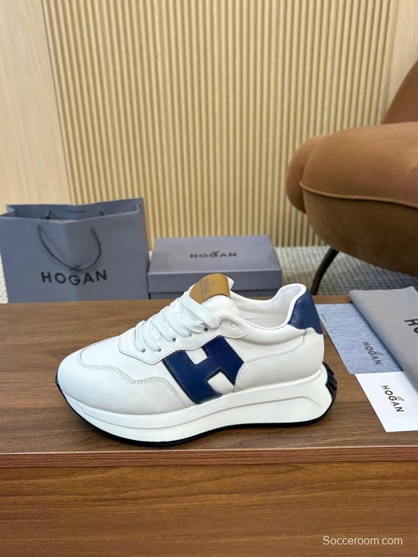 Hogan H-STRIPES Series Couple Thick Sole Dad Shoes Airship Shoes Casual Sports Shoes - AS00350
