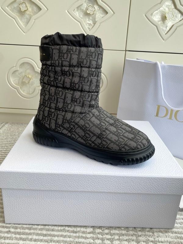 Dior Frost Ankle Boots Wool Platform Snow Boots - KFY00300