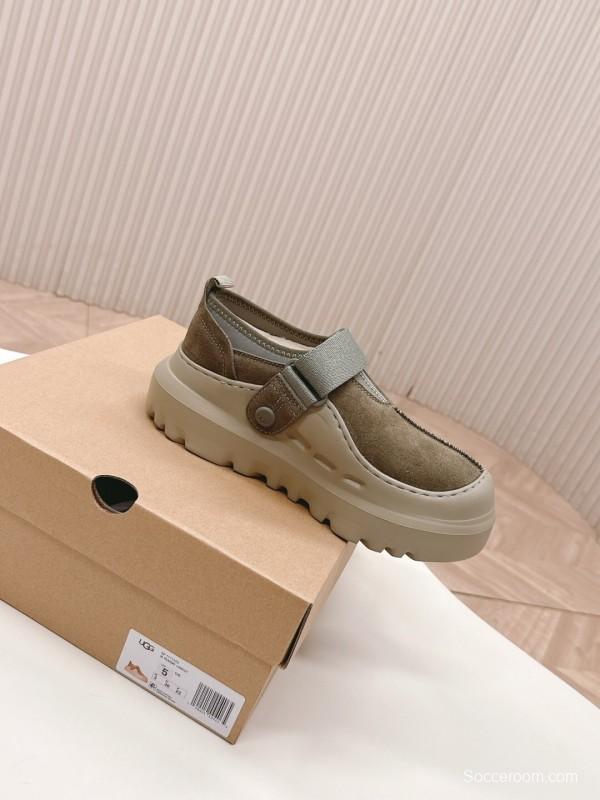 UGG 2025 SS New Wool Shoes with Lightweight EVA Sole and Water-Resistant Suede - KFY00260