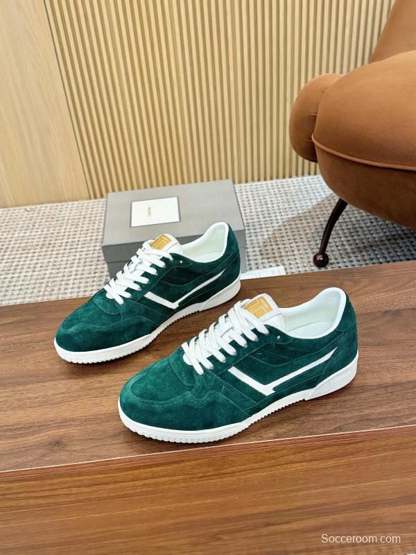 Tom Ford 2025 SS Casual Shoes with Classic Color Blocking and Imported Leather Insole - AS00350