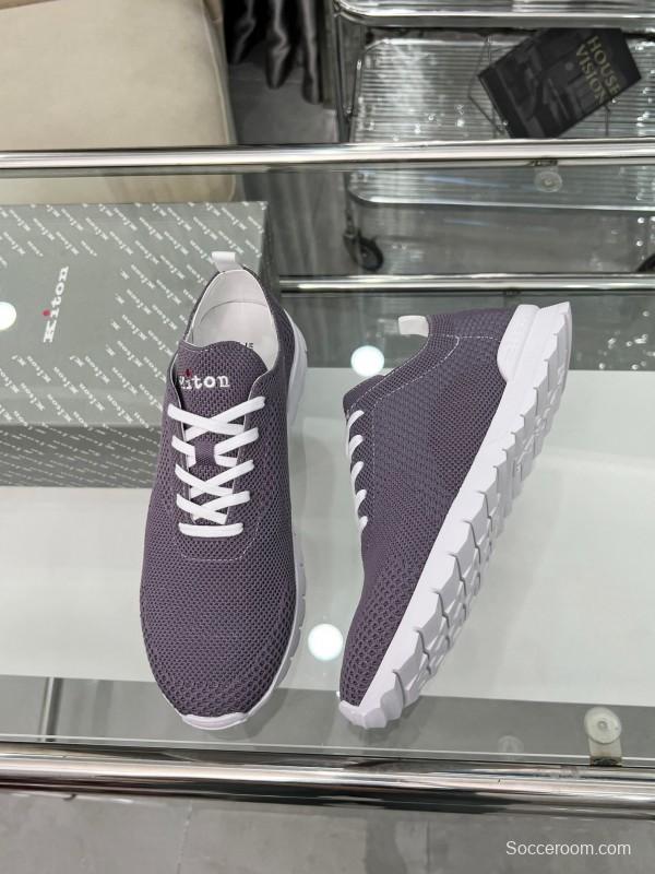Kiton Four Seasons Classic Casual Knit Shoes - KFY00300