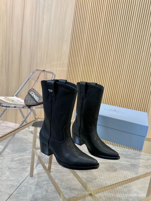 Prada Classic Pointed Boots 2025 SS - LY00370/LY00440