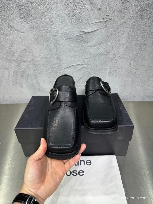 Adidas 2025 SS Square Toe Derby Shoes with Chain Buckle - KFY00400