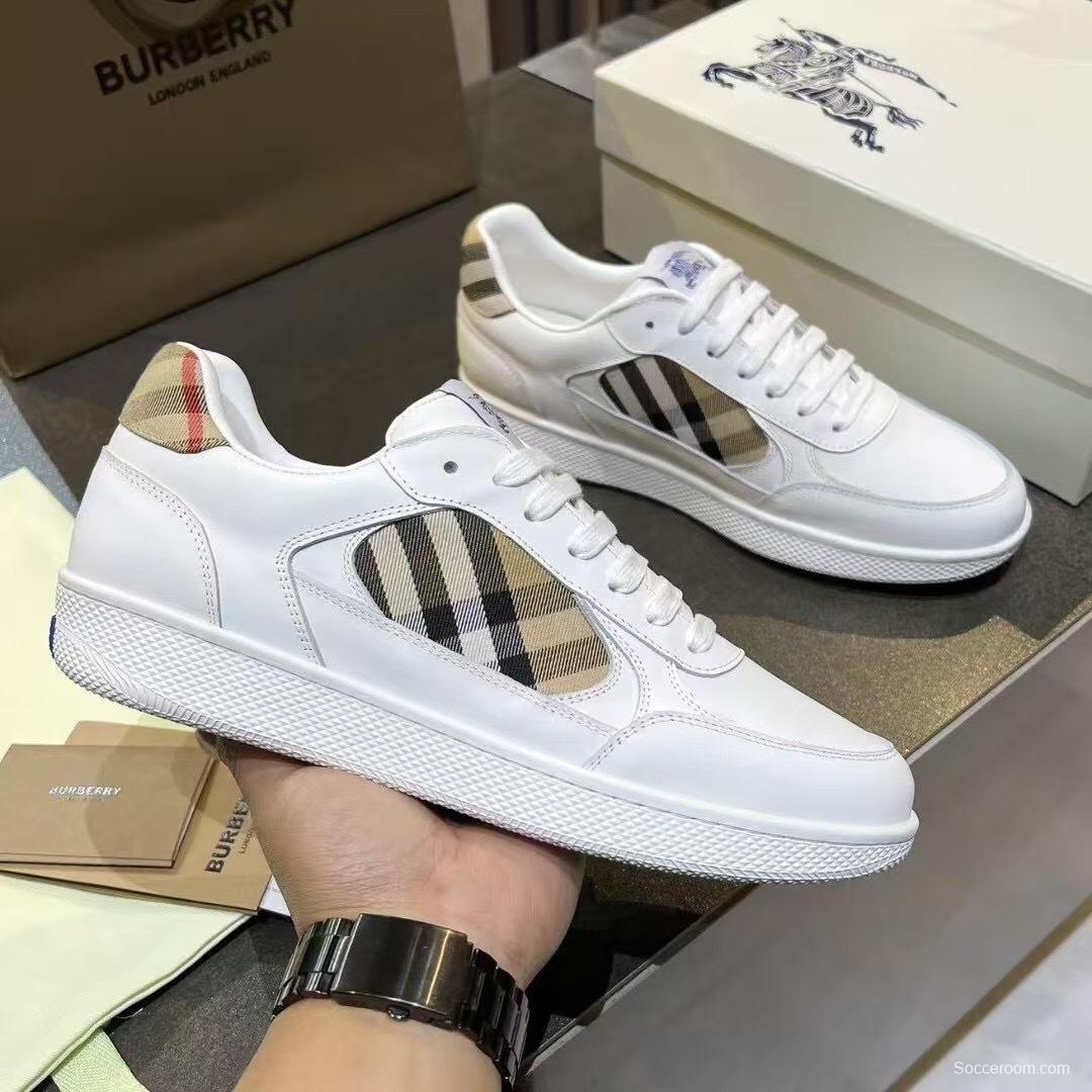 Burberry 2025/SS Italian-Made Sneakers with Equestrian Knight Label - KFY00300