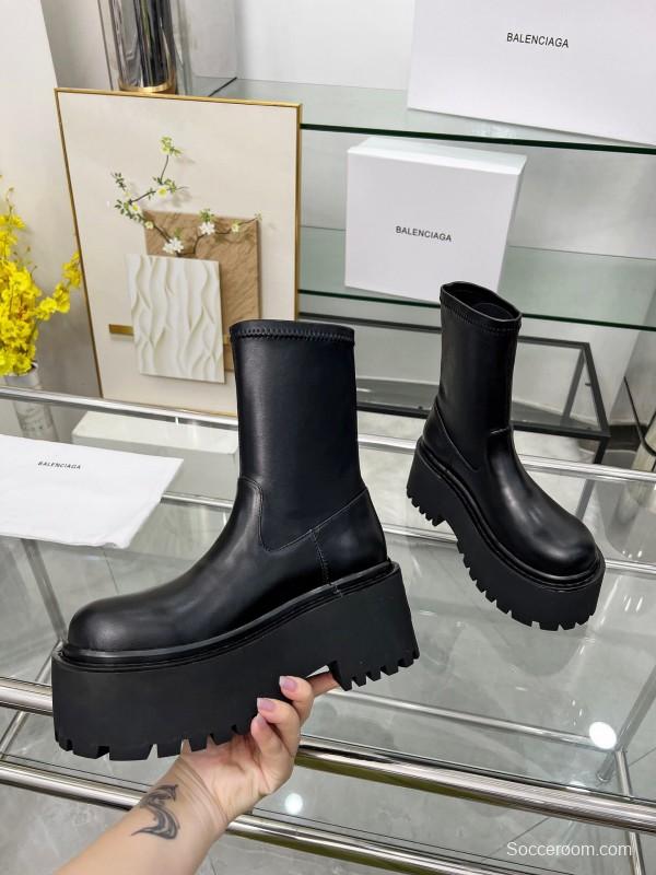 Balenciaga 2025/SS Autumn Winter Platform Ankle Boots Heavy Craftsmanship - LY00350